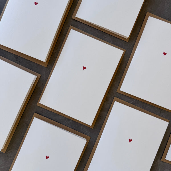 Tiny Love Heart Note Cards