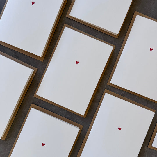 Tiny Love Heart Note Cards