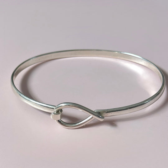 Sterling Silver Loop and Hook Bracelet