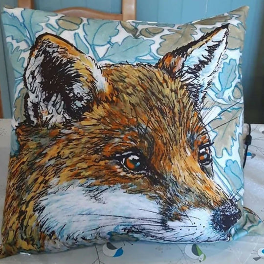 Fox Double Sided Cushion Cover