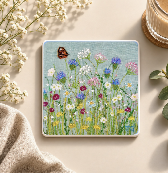 Wild Meadow Sandstone Coaster