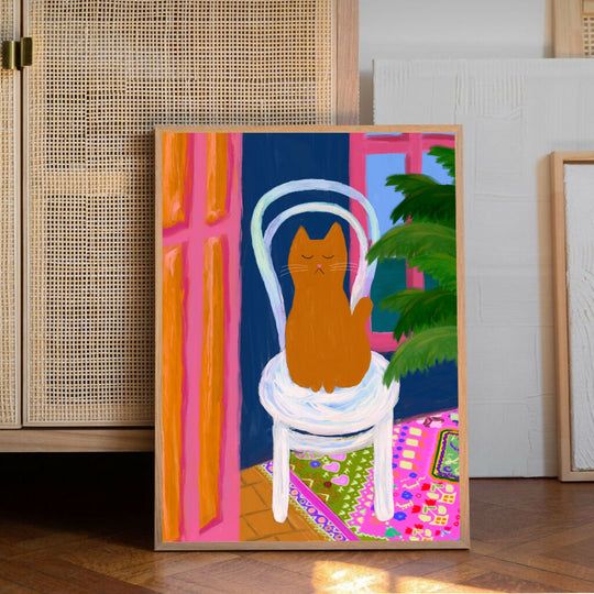 The White Chair Print