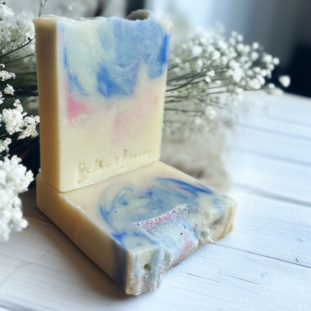 Soap Bar with Rose Geranium Essential Oil Small and Large Size