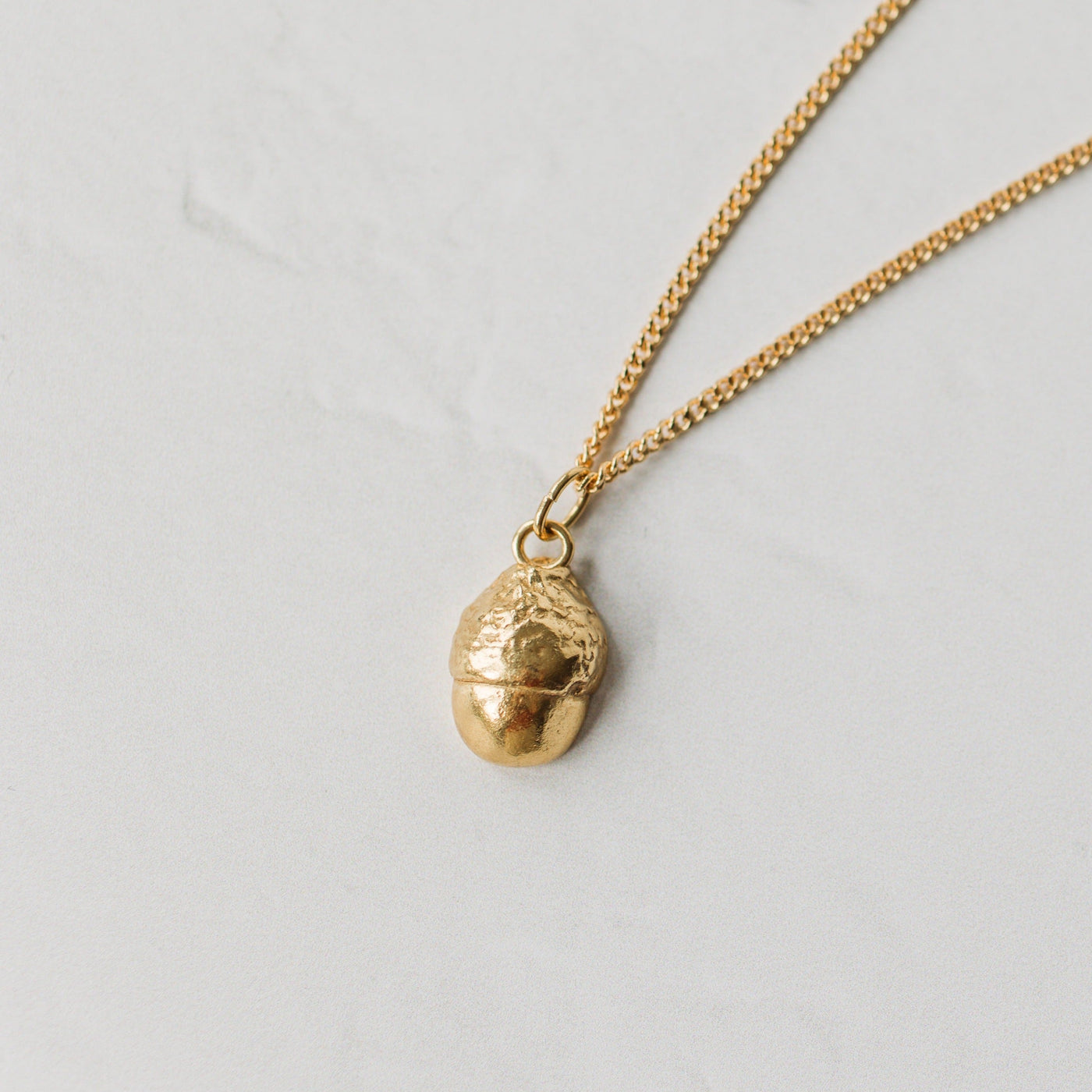 Gold Acorn Necklace