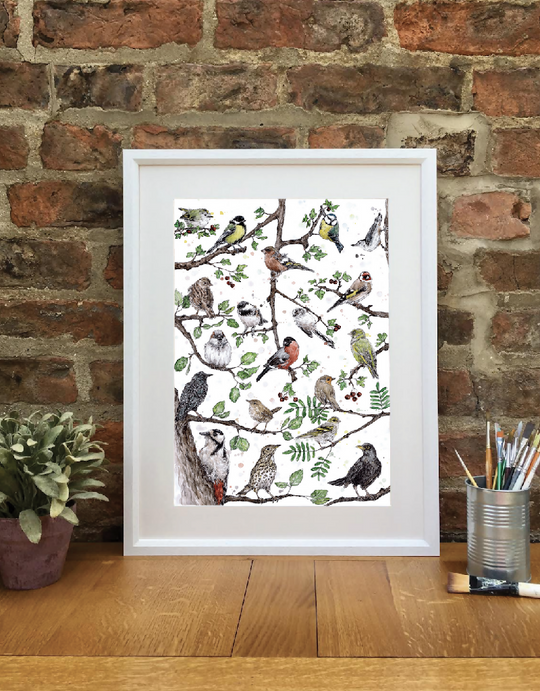Big Garden Birdwatch | Signed Limited Edition Print