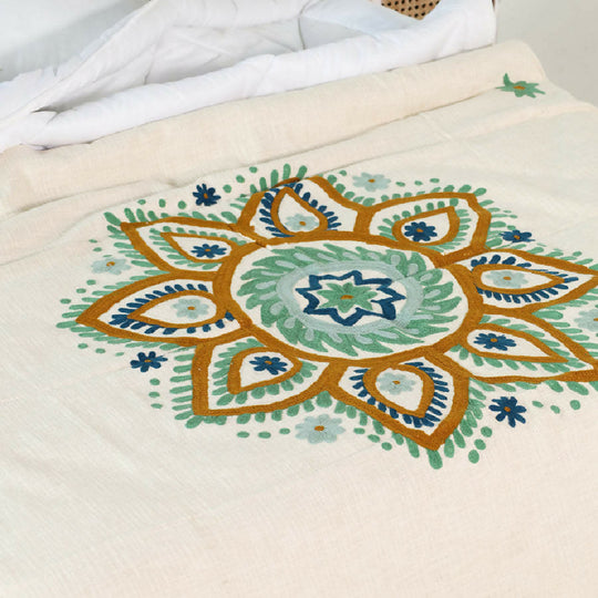 Mandala Tapestry Cotton Throw