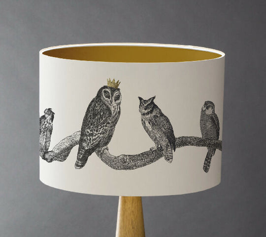 Parliament is in Session - Owls Lampshade – British Wildlife Collection