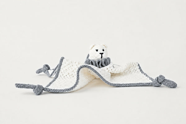 Lumi the Bear — Comforter & Rattle, Snow White
