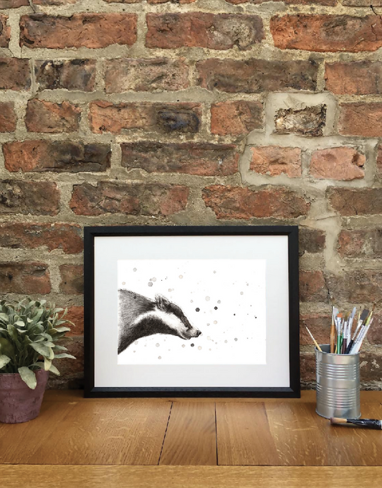 Badger | Signed Limited Edition Print