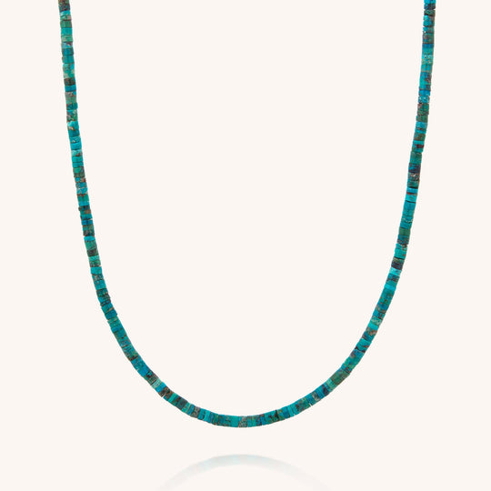 Turquoise Heishi Necklace