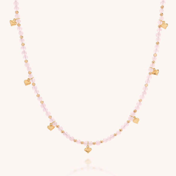 Rose Hearts Necklace