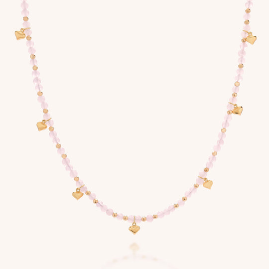 Rose Hearts Necklace