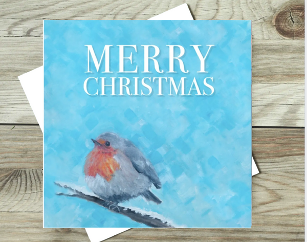 Christmas Robin by Jane Haigh card