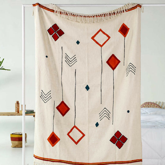 Multi-Coloured Throw Blanket