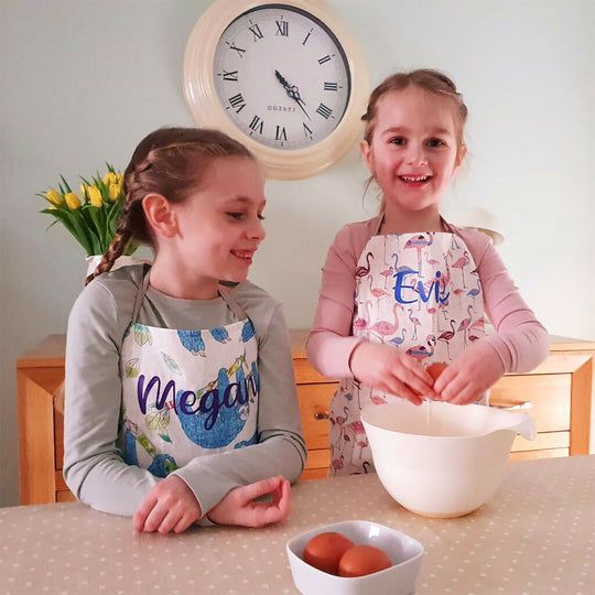 Children's Linen Aprons - Animal Designs