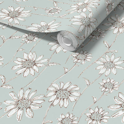 Caya-Floral-Blue-Eco-Wallpaper-Cornwall-