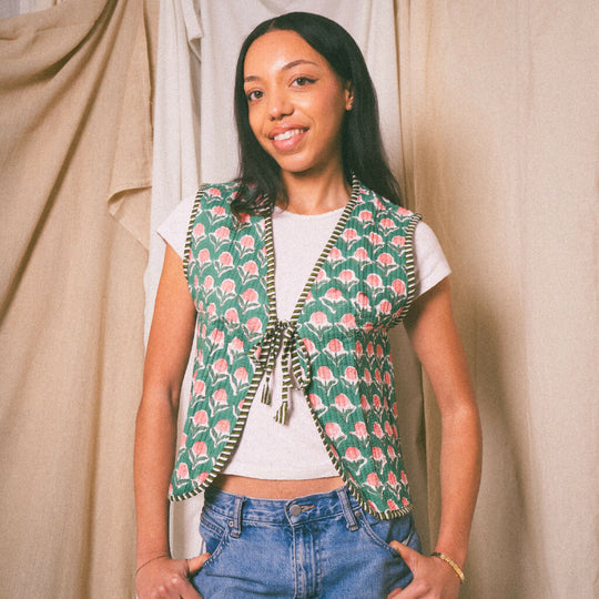 Green Amour Waistcoat