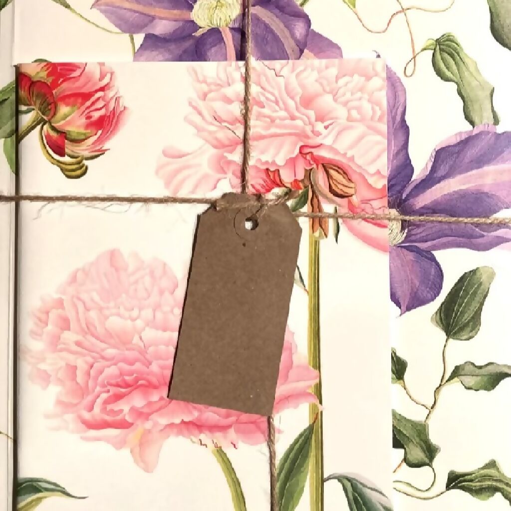 Clematis and Peony Notebook