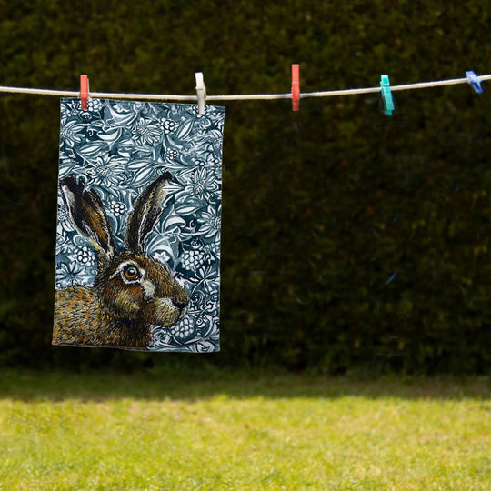 Hare Tea Towel