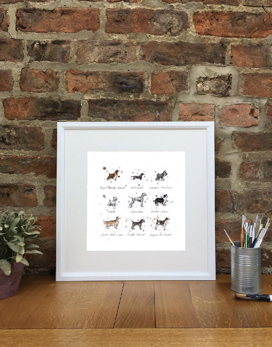 Dog Breeds | signed Limited Edition Print