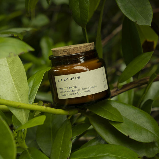 Myrrh & Tonka Natural Wax Candle - Small