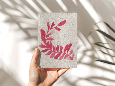 Kelp Coral | A5 | seaweed paper