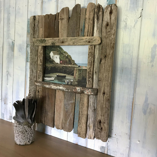 Bespoke driftwood picture frame