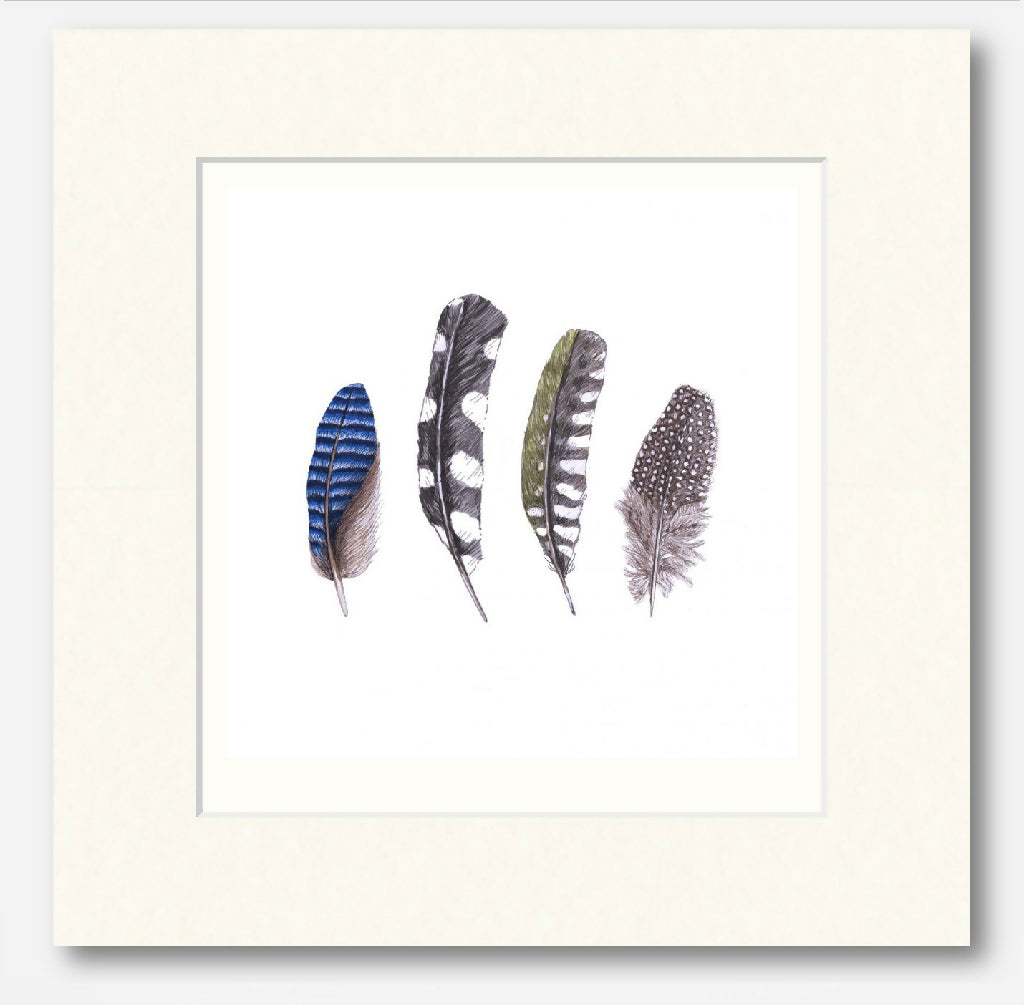 Feather - Signed and mounted Giclée Art Print