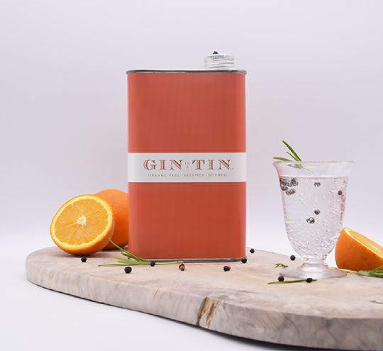London Dry Orange Peel, Nutmeg & Allspice Gin In A Tin