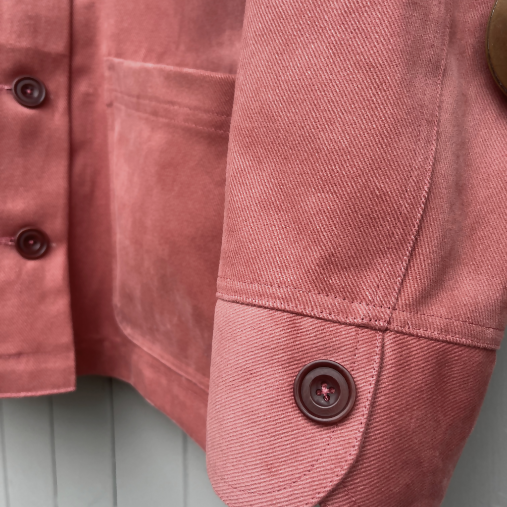 Jack Sanded Jacket in Faded Rose