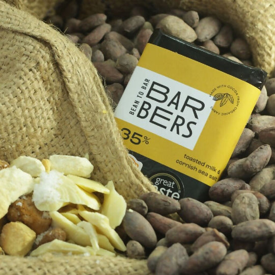 Blond and Cornish Sea Salt Chocolate Bars