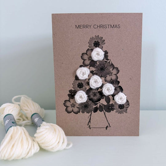 Botanical Christmas Tree Card