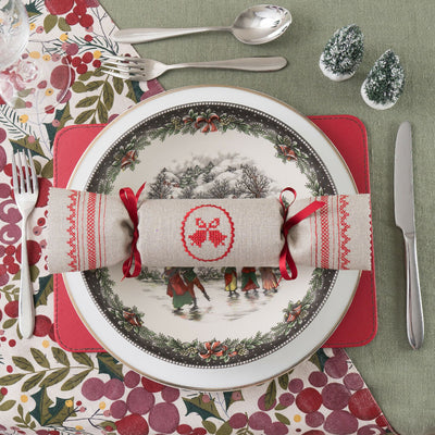 KSD Scandi Reusable Christmas Crackers -  Linen Tablescape (1)