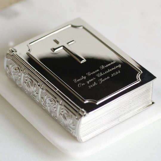 Personalised Bible Trinket Box