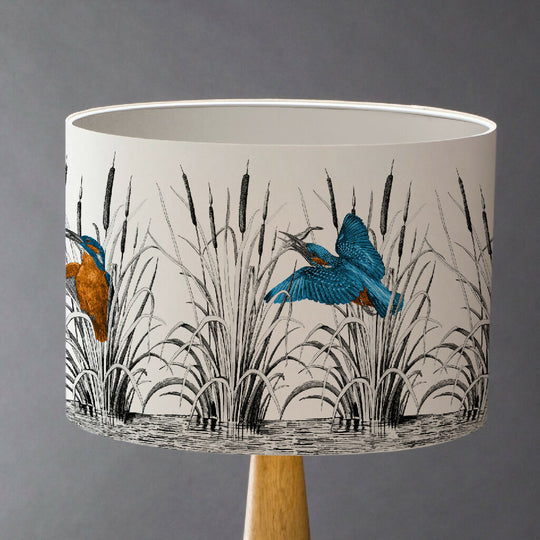 Kingfishers Lampshade – British Wildlife Collection
