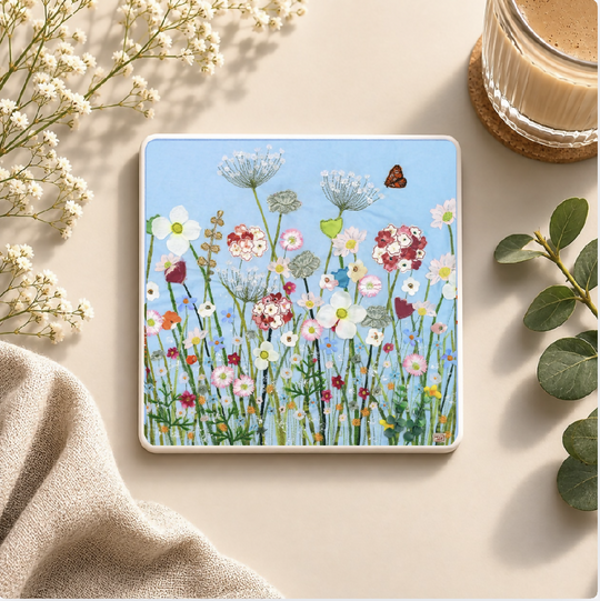 Spring Song Sandstone Coaster