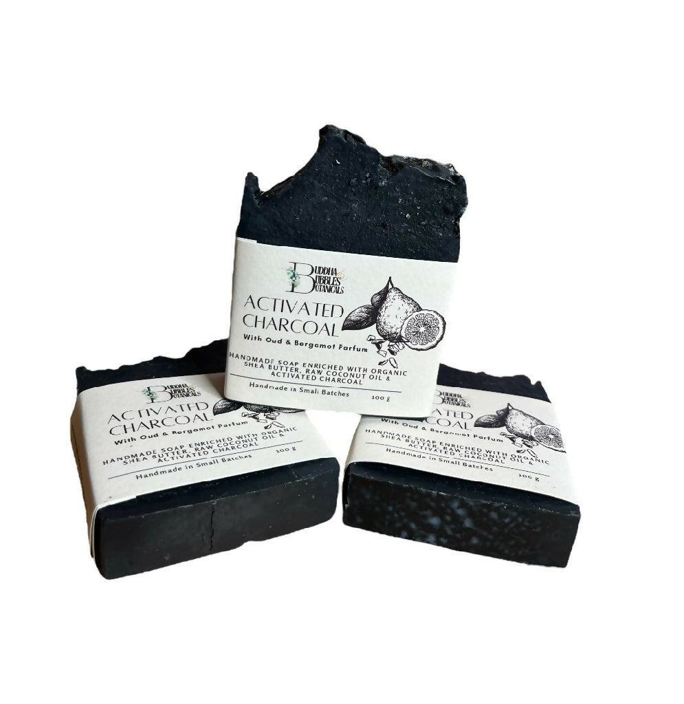 Soap Bar with Activated Charcoal Small and Large Size