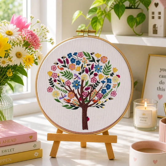 Bugs in Bloom Hand Embroidery Kit