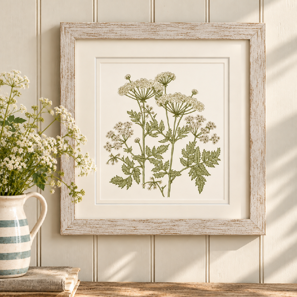 Cow Parsley Signed and Mounted Giclée Art Print