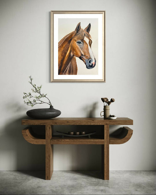 "Majestic Reign" Horse Print - Country Collection
