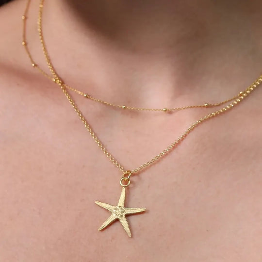 Delicate Starfish Pendant
