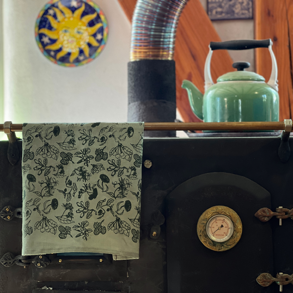 Linen Tea Towel – Forager Design