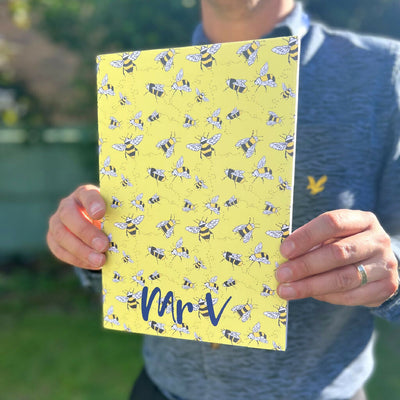 Personalised Bee Journal Drawing Notebook