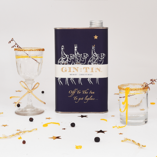 LIMITED EDITION: CHRISTMAS GIN IN A TIN, "OFF TO THE INN..."