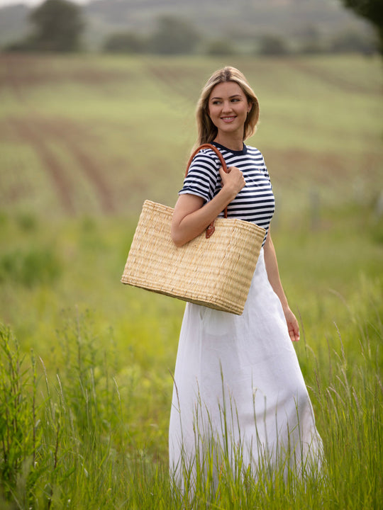 The Safi Large Basket Tote