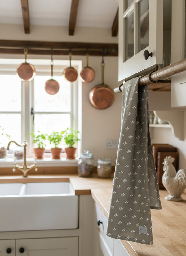 Leaf design Tea Towel