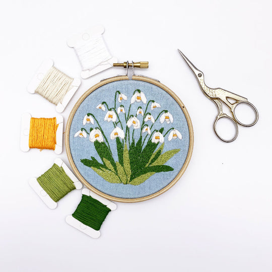 Snowdrop Embroidery Kit