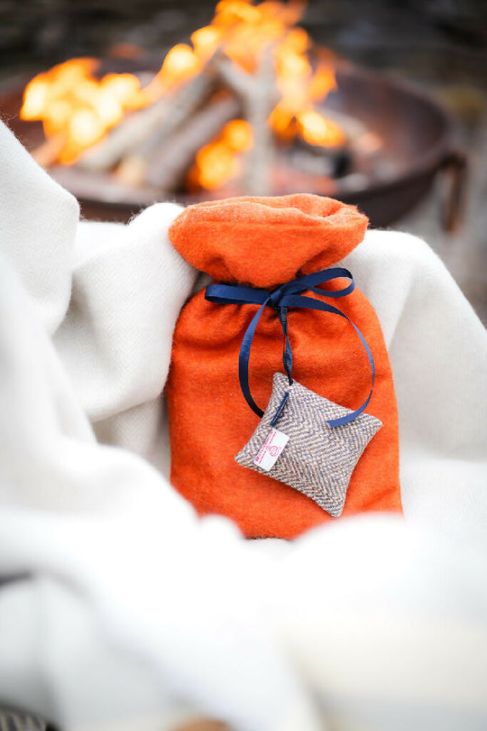 Chilcott Alpaca Hot Water Bottle - Rust