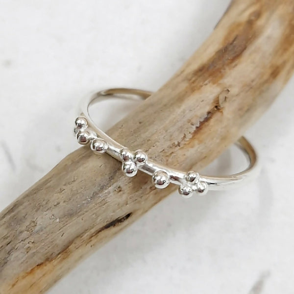 Bulla Silver Stacking Ring