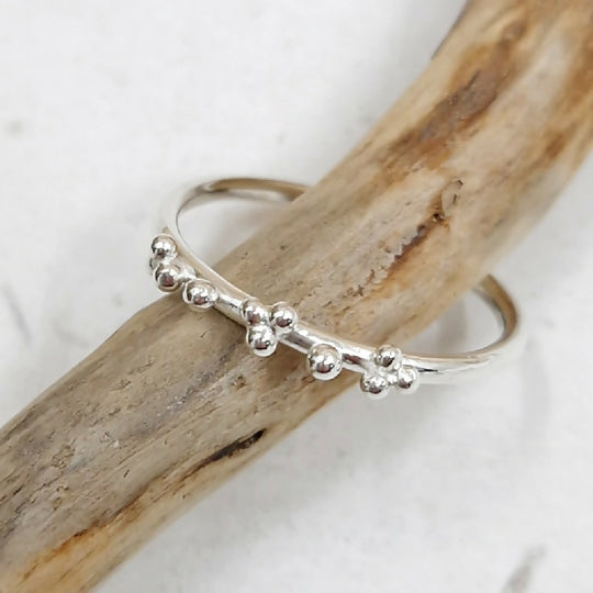 Bulla Silver Stacking Ring